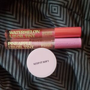 PINK Victoria's Secret Lip Oil Tint Duo - Watermelon & Pineapple